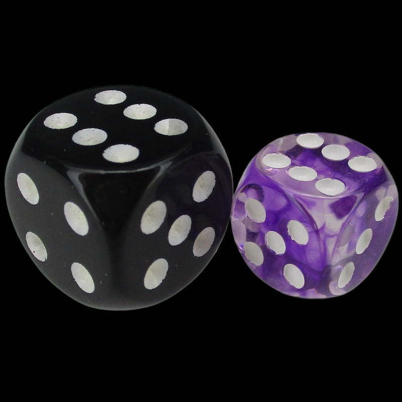 TDSO Eldritch Swirl Purple 36 x D6 Dice Set