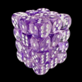 TDSO Eldritch Swirl Purple 36 x D6 Dice Set