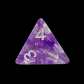 TDSO Eldritch Swirl Purple D4 Dice