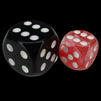 TDSO Eldritch Swirl Red 36 x D6 Dice Set