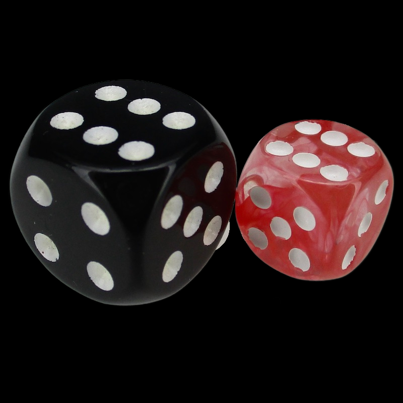 TDSO Eldritch Swirl Red 36 x D6 Dice Set