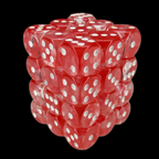 TDSO Eldritch Swirl Red 36 x D6 Dice Set