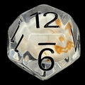 TDSO Encased Skull Stone D12 Dice