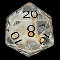 TDSO Encased Skull Stone D20 Dice