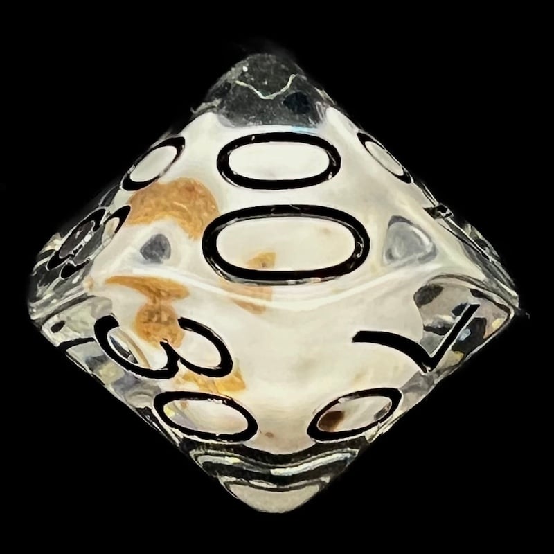 TDSO Encased Skull Stone Percentile Dice