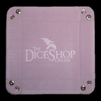 HALF PRICE TDSO Folding Light Pink Square Felt Dice Tray