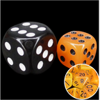 TDSO Frost Fire Glow in the Dark 36 x D6 Dice Set