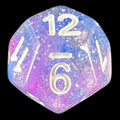 HALF PRICE CLEARANCE TDSO Galaxy Glitter Make A Wish D12 Dice