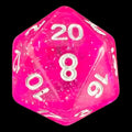 TDSO Galaxy Glitter Pompadour D20 Dice