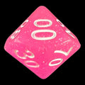 TDSO Galaxy Glitter Princess Pink Percentile Dice