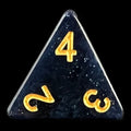 TDSO Galaxy Glitter Universe D4 Dice