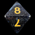 TDSO Galaxy Glitter Universe D8 Dice