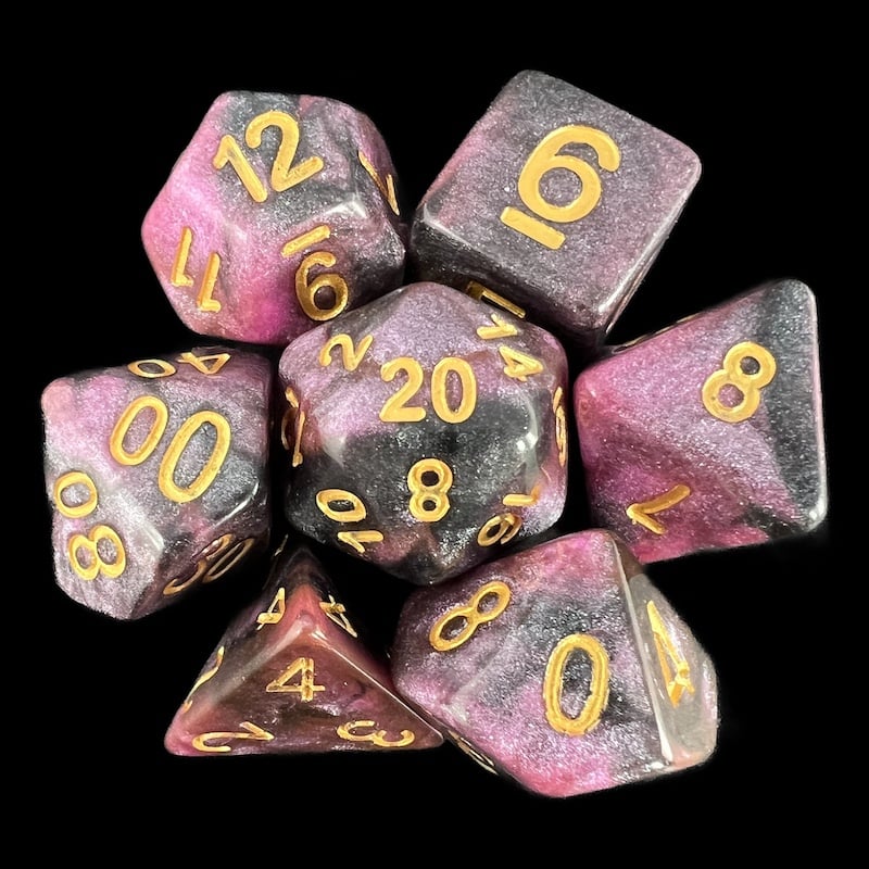 TDSO Galaxy Shimmer Scorpio 7 Dice Polyset