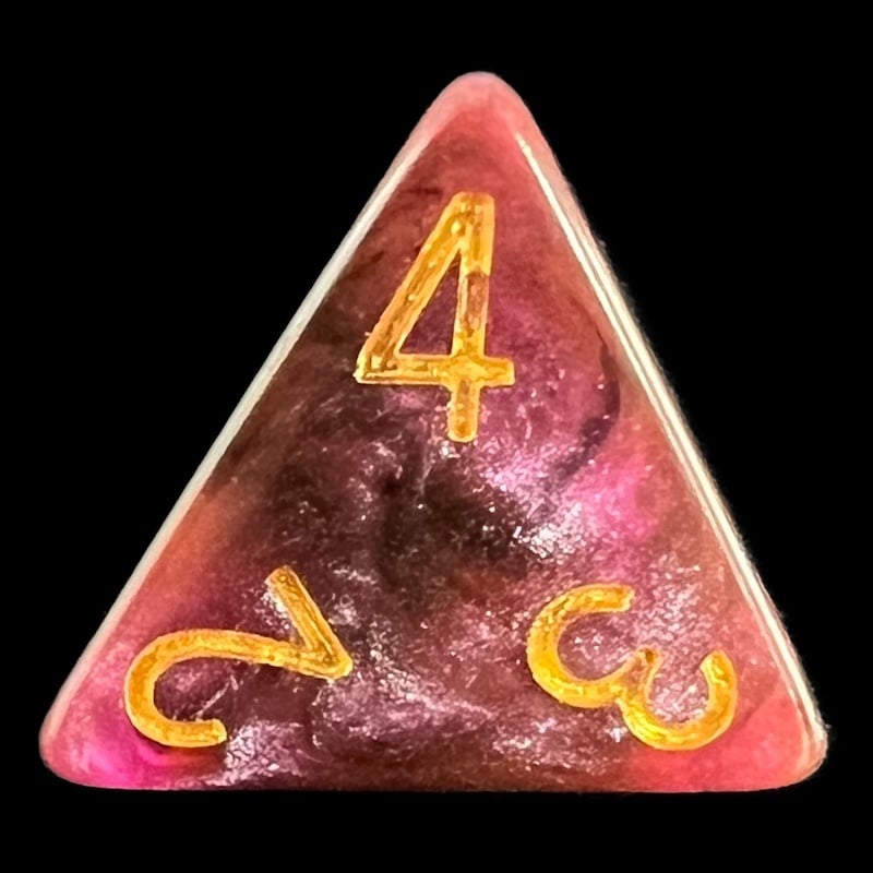 TDSO Galaxy Shimmer Scorpio D4 Dice