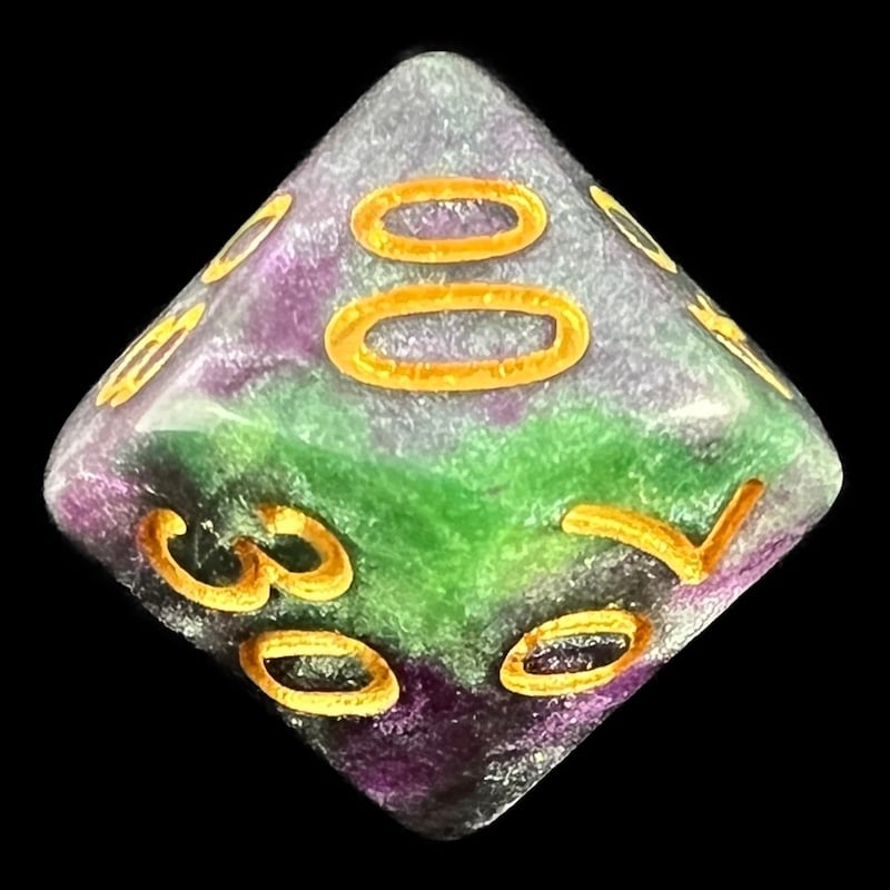 TDSO Galaxy Shimmer Royal Viper Percentile Dice