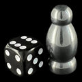 TDSO Gemstone Hematite Pawn 34mm