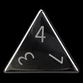TDSO Gemstone Hematite & Shadow D4 Dice