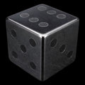 TDSO Gemstone Hematite & Shadow D6 Spot Dice