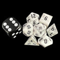 TDSO Gemstone Howlite & Black MINI 7 Dice Polyset