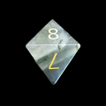TDSO Gemstone Labradorite & Gold D8 Dice