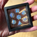 TDSO Gemstone Opalite & Gold MINI 7 Dice Polyset