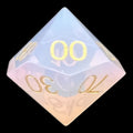 CLEARANCE TDSO Gemstone Opalite Pink & Gold Percentile Dice