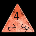 TDSO Gemstone Quartz Strawberry & Black D4 Dice