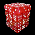 TDSO Glitter Volcano 36 x D6 Spot Dice Set LTD EDITION