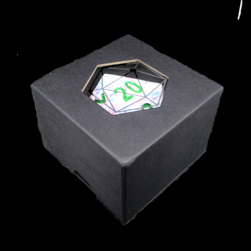 TDSO Graffiti Pink & Blue MASSIVE 55mm D20 Dice in Box
