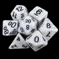 TDSO Granite Speckled Grey 7 Dice Polyset