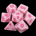 TDSO Granite Speckled Pink 7 Dice Polyset