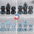 TDSO Heat Colour Changing - Ice Crystal 7 Dice Polyset