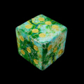 TDSO Gemstone Imperial Stone Green & Gold D6 Spot Dice