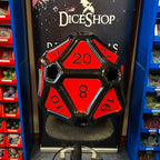 TDSO Inflatable Black & Red MASSIVE D20 Dice