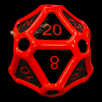 TDSO Inflatable Red & Black MASSIVE D20 Dice