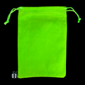 HALF PRICE TDSO Large Bright Green Soft Touch Dice Bag