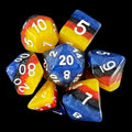 TDSO Layer Burning Sand 7 Dice Polyset