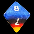 TDSO Layer Burning Sand D8 Dice