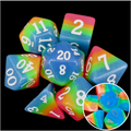 TDSO Layer Candy Glow In The Dark 7 Dice Polyset