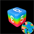 TDSO Layer Candy Glow In The Dark D6 Dice