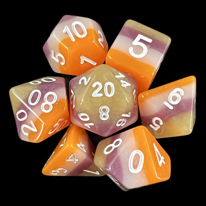 TDSO Layer Desert 7 Dice Polyset
