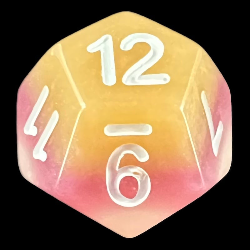 TDSO Layer Desert D12 Dice