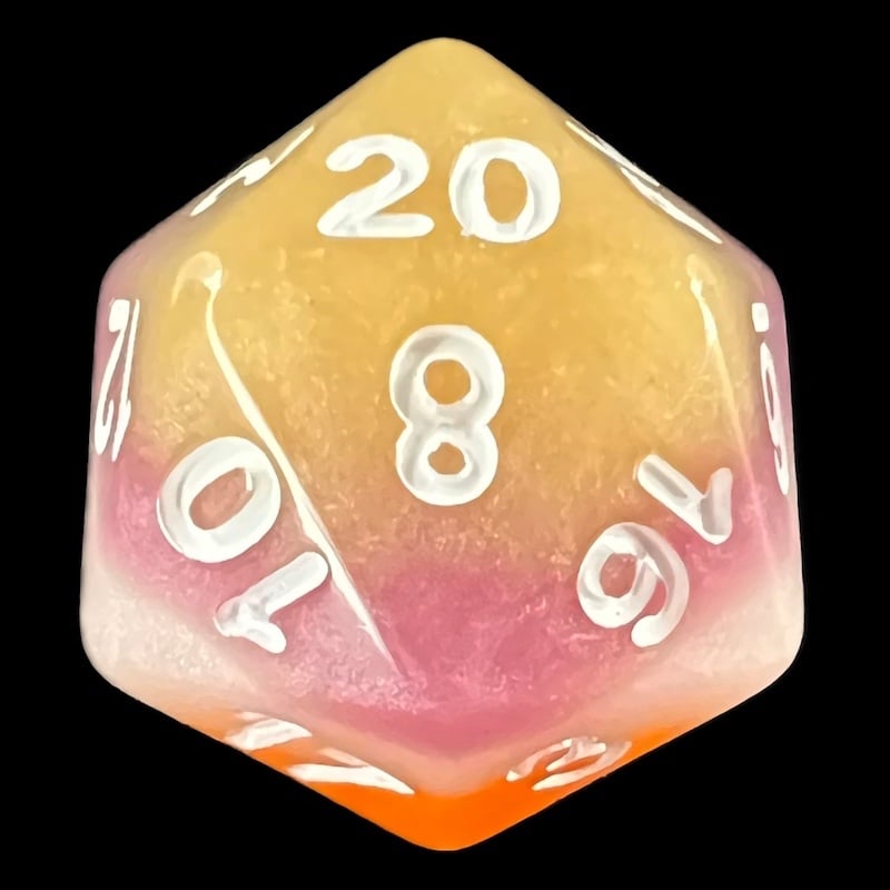 TDSO Layer Desert D20 Dice
