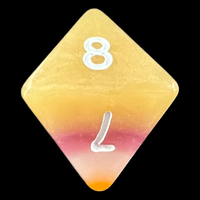 TDSO Layer Desert D8 Dice
