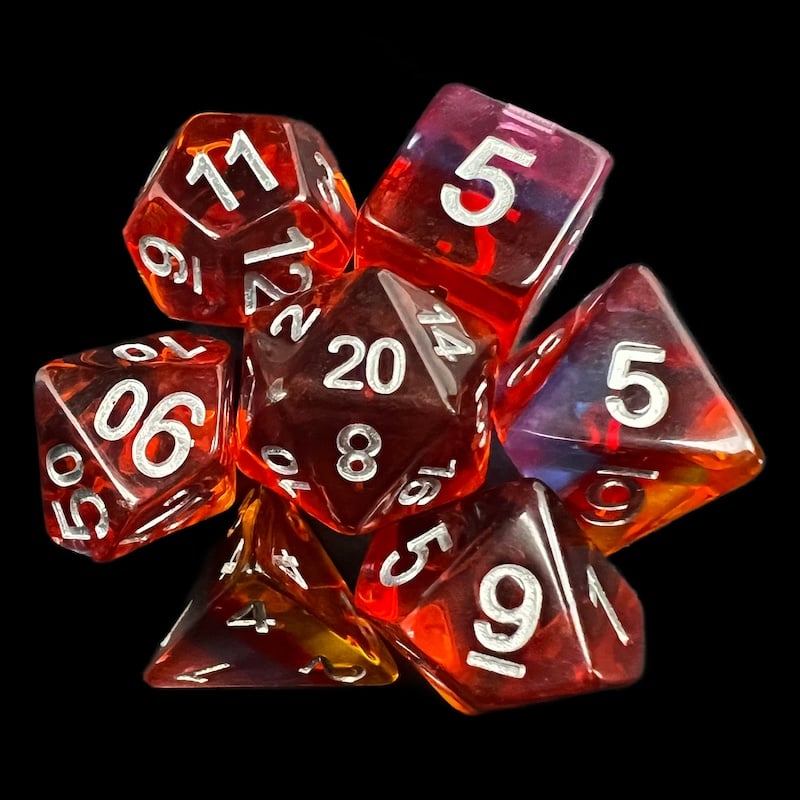 TDSO Layer Golden Time 7 Dice Polyset