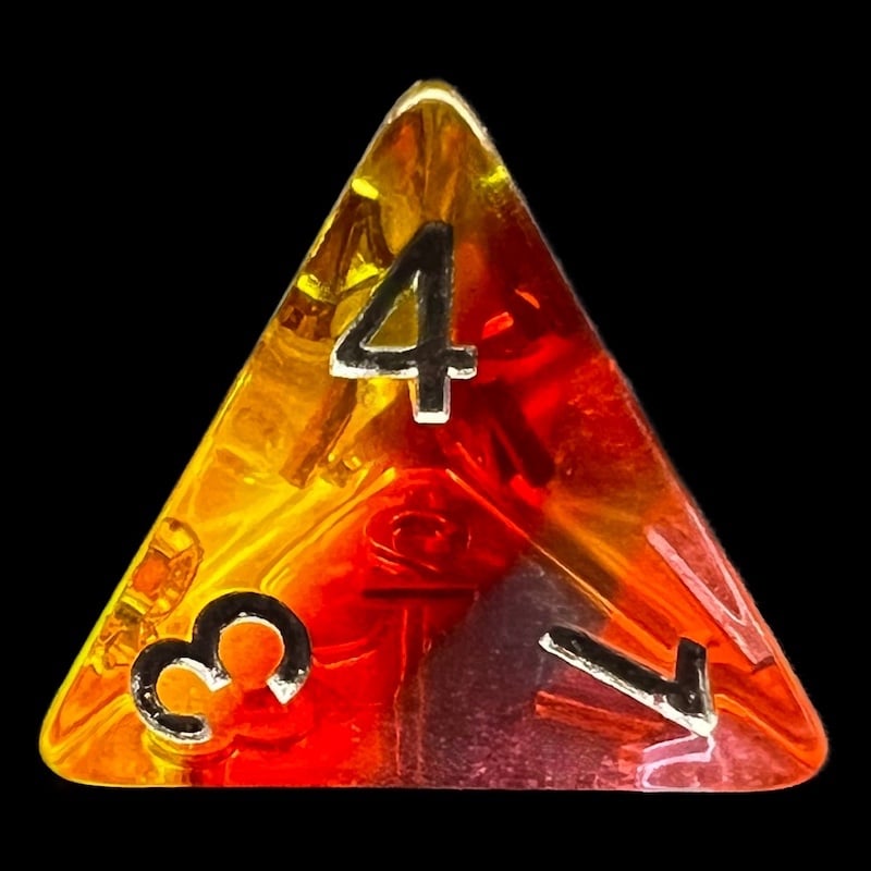 TDSO Layer Golden Time D4 Dice
