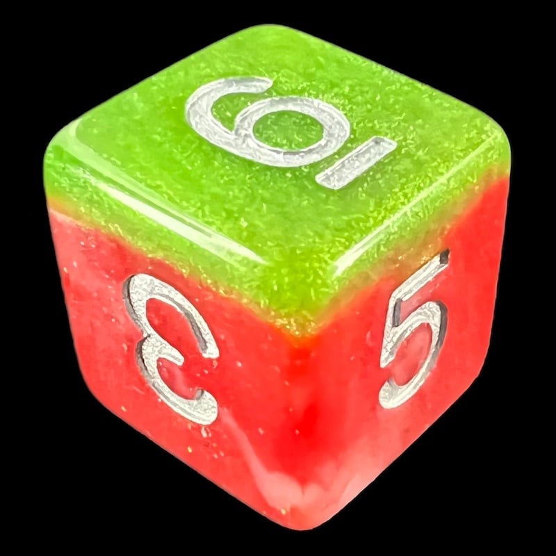 TDSO Layer Italian Ice D6 Dice