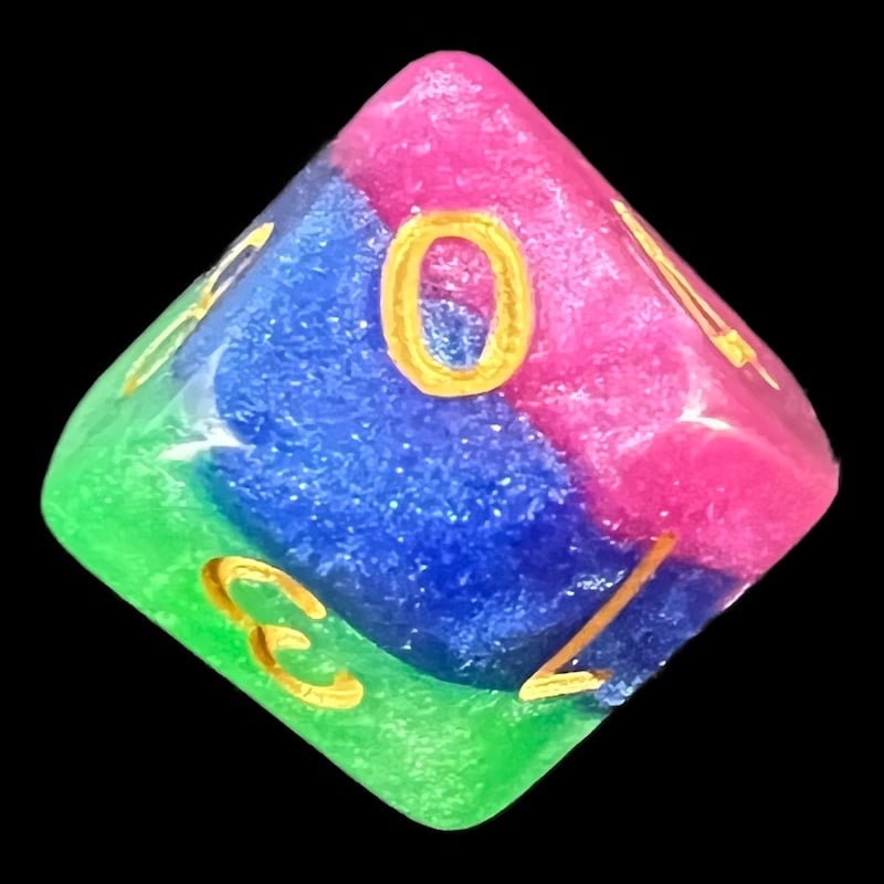 TDSO Layer Jesters Gambit D10 Dice