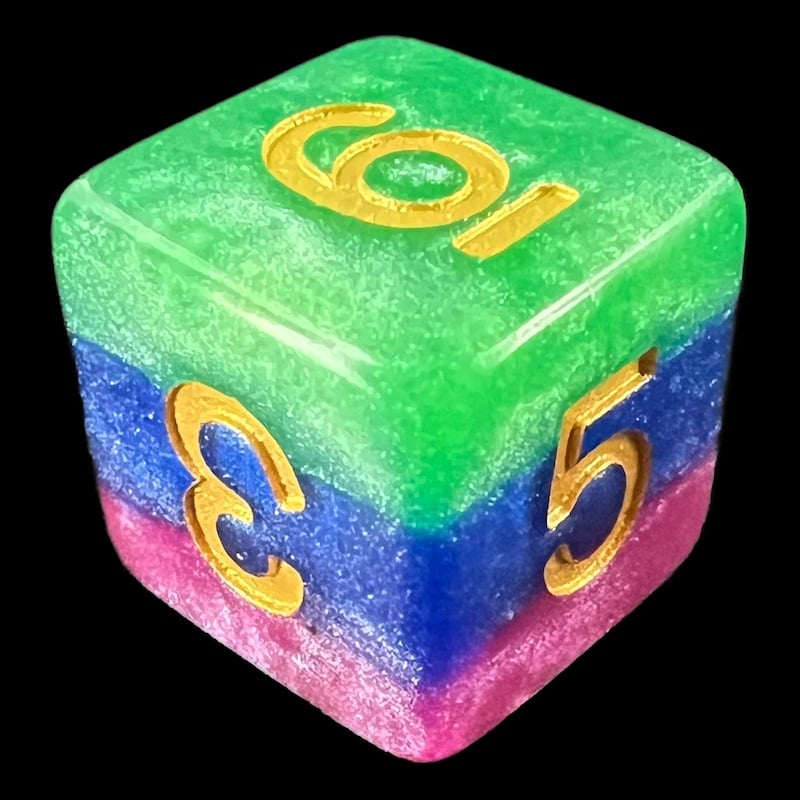TDSO Layer Jesters Gambit D6 Dice