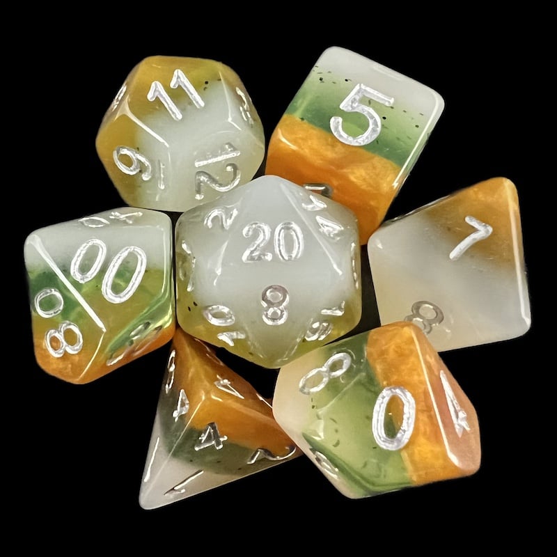 TDSO Layer Kiwi 7 Dice Polyset